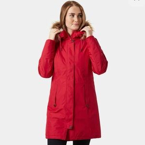 Helly Hansen Mayen Waterproof Parka- Red- Size XL